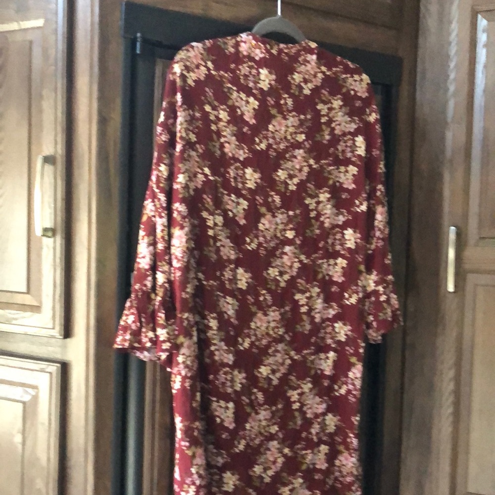 Coverup floral print new never been used.